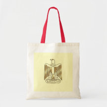 Escudo de Egipto Eagle de oro de la edición limita Bolsa De Mano