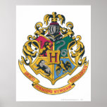 Escudo de Hogwarts a todo color Impresiones