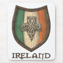 Escudo de Irlanda Tapetes De Ratones