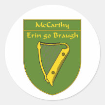 Escudo de la bandera de McCarthy 1798 Etiqueta