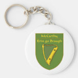 Escudo de la bandera de McCarthy 1798 Llaveros Personalizados