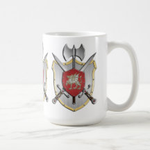 Escudo de la batalla del dragón taza