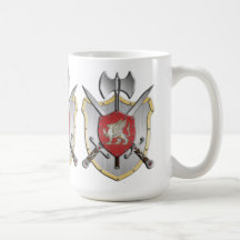 Escudo de la batalla del grifo taza