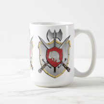 Escudo de la batalla del Manatee Tazas
