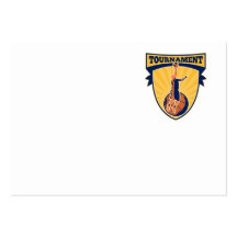 Escudo de la bola de la Endecha-para arriba del ju Tarjetas De Visita