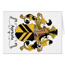 Escudo de la familia de Agricola Felicitación