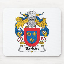 Escudo de la familia de Borbon Alfombrilla De Ratones