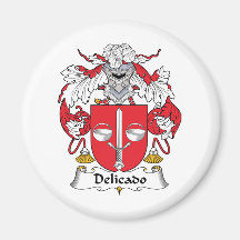 Escudo de la familia de Delicado Iman De Frigorífico