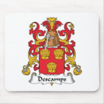 Escudo de la familia de Descamps Alfombrilla De Ratones