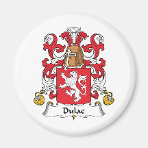 Escudo de la familia de Dulac Imán De Frigorifico