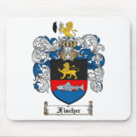 ESCUDO DE LA FAMILIA DE FISCHER - ESCUDO DE ARMAS  ALFOMBRILLAS DE RATON
