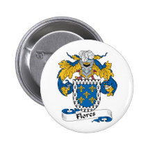 Escudo de la familia de Flores Pin