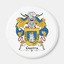 Escudo de la familia de Guerra Imanes De Nevera