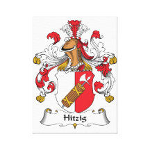Escudo de la familia de Hitzig Lienzo Envuelto Para Galerias