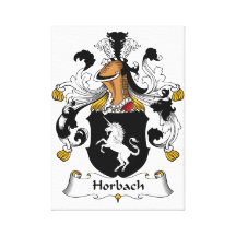 Escudo de la familia de Horbach Impresiones De Lienzo