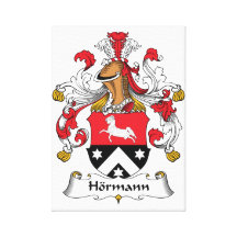 Escudo de la familia de Hormann Impresión En Lona