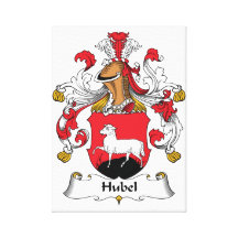 Escudo de la familia de Hubel Impresion En Lona