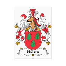 Escudo de la familia de Hulsen Impresion De Lienzo