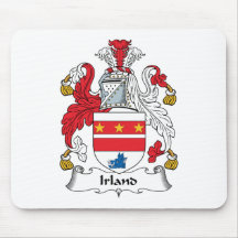 Escudo de la familia de Irland Alfombrilla De Ratón