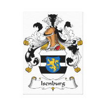 Escudo de la familia de Isenburg Impresiones En Lona