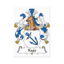 Escudo de la familia de Kage Impresiones En Lienzo Estiradas
