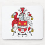 Escudo de la familia de Kincaid Tapetes De Ratones