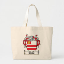Escudo de la familia de Kirby Bolsas De Mano