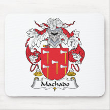 Escudo de la familia de Machado Tapetes De Ratón