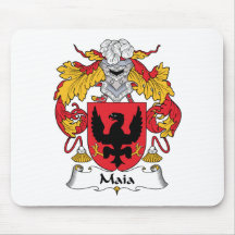 Escudo de la familia de Maia Alfombrillas De Raton