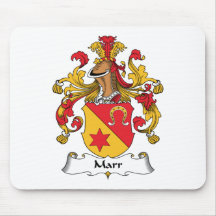 Escudo de la familia de Marr Tapete De Ratón