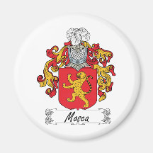 Escudo de la familia de Mosca Imanes De Nevera