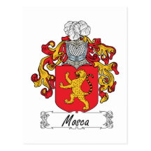 Escudo de la familia de Mosca Postales