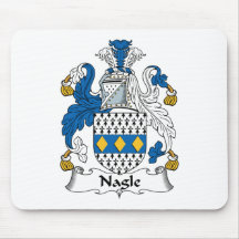 Escudo de la familia de Nagle Alfombrilla De Ratones
