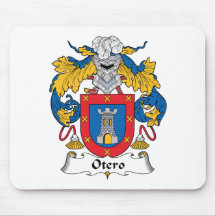 Escudo de la familia de Otero Alfombrillas De Ratones