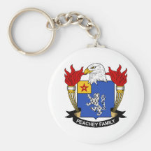 Escudo de la familia de Peachey Llaveros