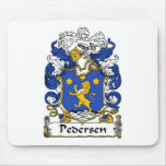 Escudo de la familia de Pedersen Tapetes De Ratón