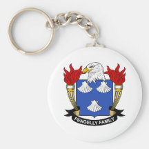 Escudo de la familia de Pengelly Llaveros