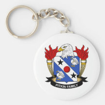 Escudo de la familia de Pitkin Llavero