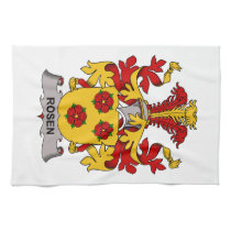 Escudo de la familia de Rosen toallas de cocina