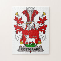 Escudo de la familia de Rostgaard puzzles