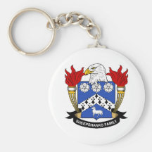 Escudo de la familia de Sheepshanks Llavero