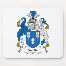 Escudo de la familia de Suttie Alfombrillas De Ratones