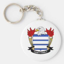 Escudo de la familia de Taney Llaveros Personalizados