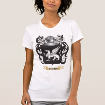Escudo de la familia de Turbin (escudo de armas) Camisetas