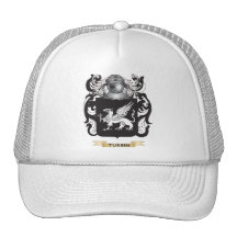 Escudo de la familia de Turbin (escudo de armas) Gorros Bordados