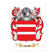 Escudo de la familia de Ulm (escudo de armas) Postales