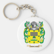 Escudo de la familia de Vergara (escudo de armas) Llavero