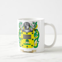 Escudo de la familia de Vergara (escudo de armas) Taza De Café