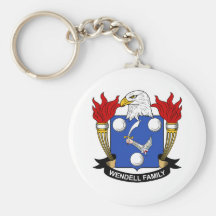 Escudo de la familia de Wendell Llavero Personalizado