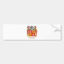 Escudo de la familia del vigilante (escudo de arma etiqueta de parachoque